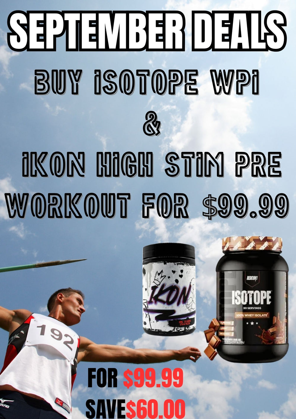 Isotope WPI + IKON High-Stim Pre | Power Stack