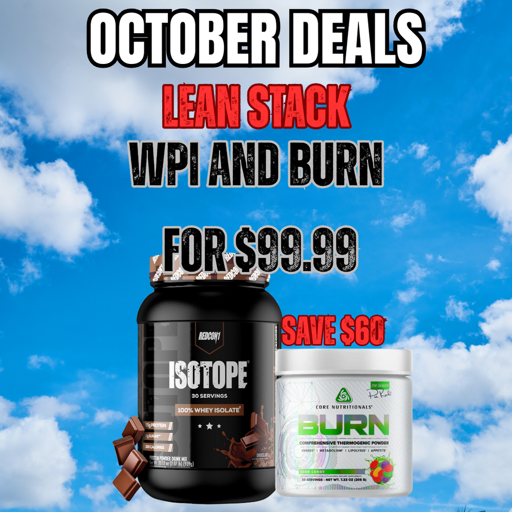 Core Stack Cost OCTOBER DEAL-Redcon1 Isotope & Core Nutritional Burn | Lean Stack ...
