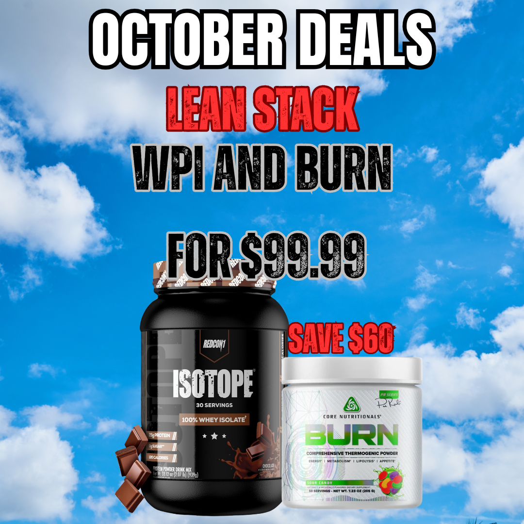 OCTOBER DEAL-Redcon1 Isotope & Core Nutritional Burn | Lean Stack