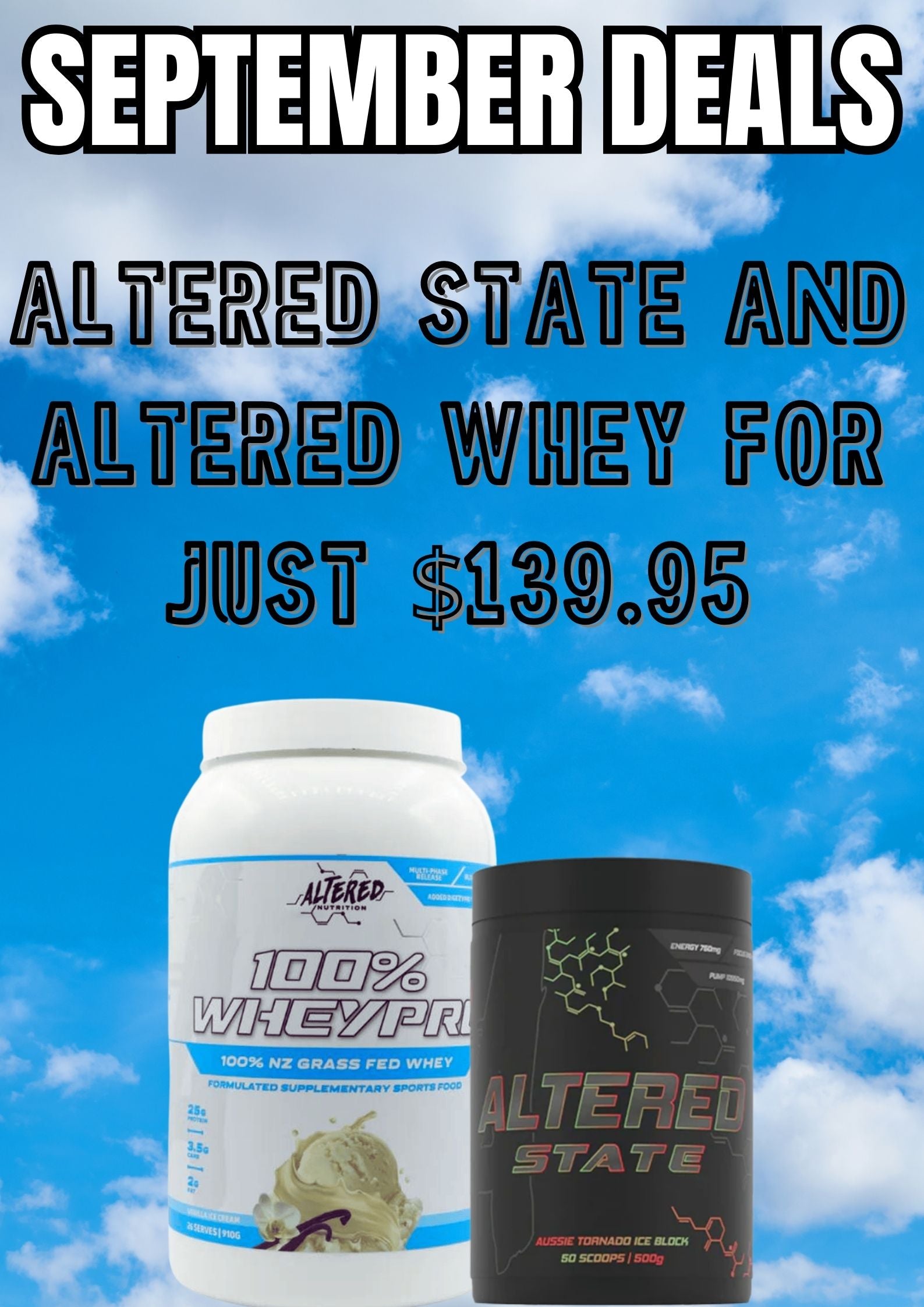 Altered State Pre-Workout + Altered Whey | Complete Training Stack