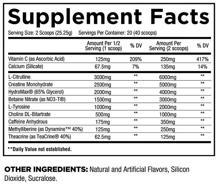 Core Nutritionals FURY