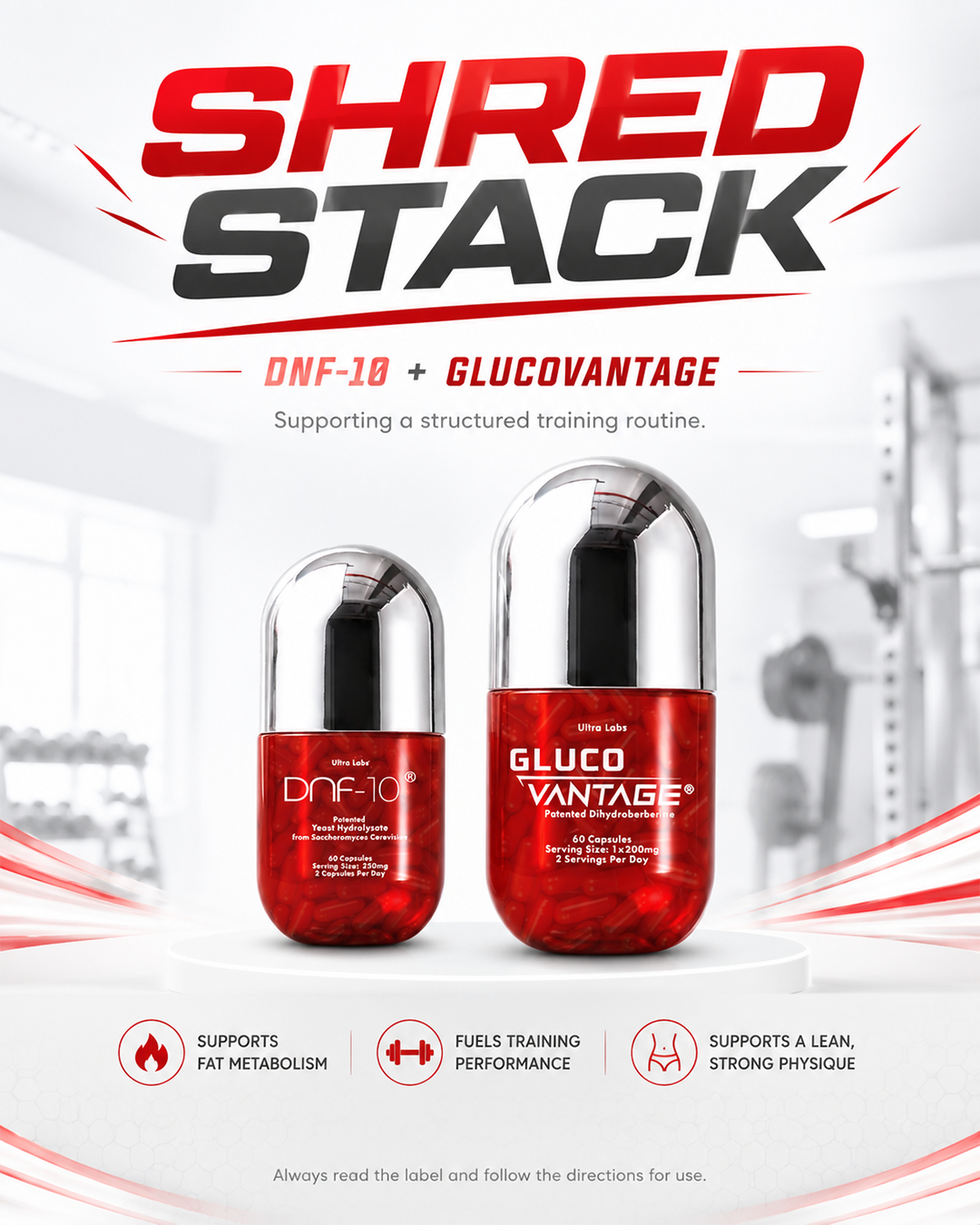 Ultra Labs DNF-10 + GlucoVantage Stack