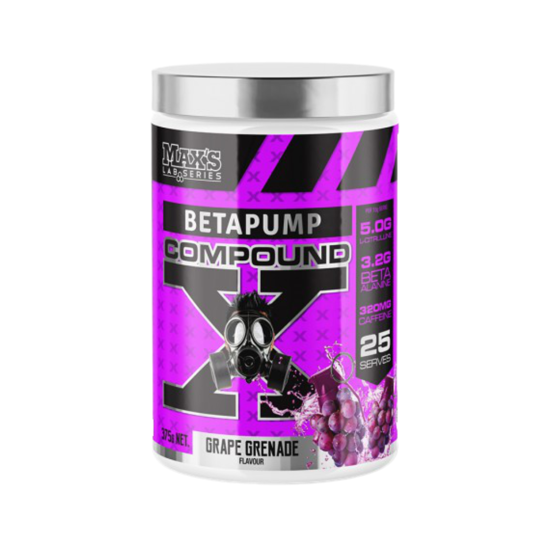 Max's Betapump CompoundX (FREE CREATINE, SHAKER & COOKIE)