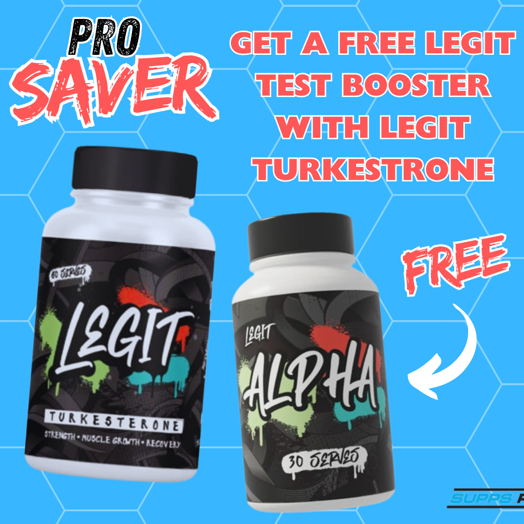 Legit Supps Turkesterone + (GET A FREE ALPHA TEST BOOSTER)