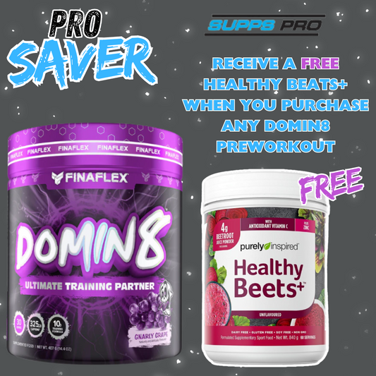 Domin8 by Finaflex + (GET A FREE HEALTHY BEETS POWDER)