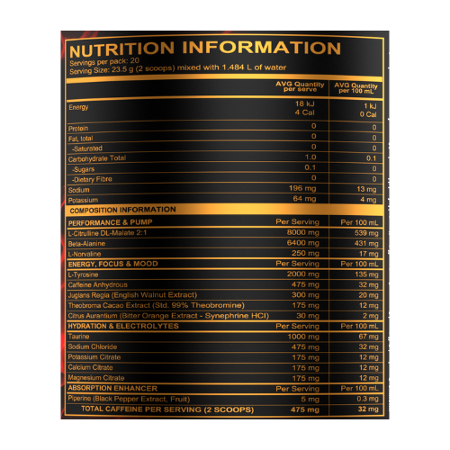 GATES OF HELL BY OCD NUTRITION